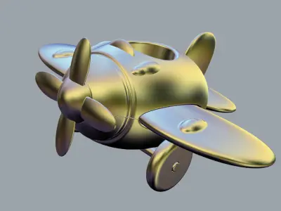 Little Toy Plane 3D model