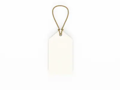 Sale Brand label tag realistic 3d model 3D model