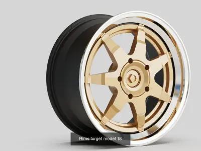 wheel combine 3D Model Pack