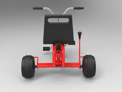 Children trike 3D model