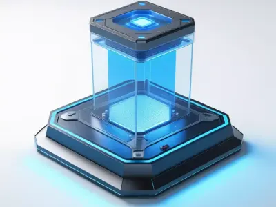 SciFi Energy Core Display 3D model