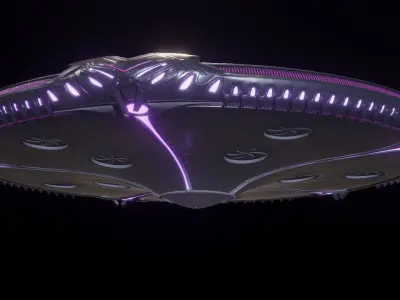 alien ships Free 3D model