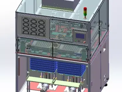 Automatic loading and unloading visual detection equipment 3D model