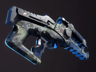 Arc Projector Mass Effect 3D model