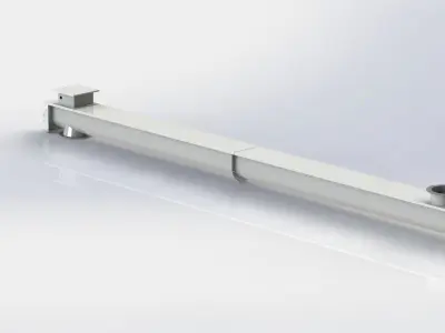 Screw Conveyor 3D model 2