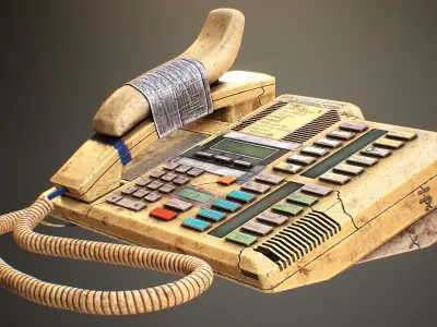 OFFICE PHONE Nortel NT8B40 M7324 by mkaplunow Low-poly 3D model