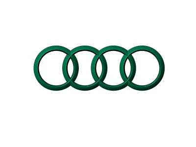 Audi Logo Free 3D print model buy