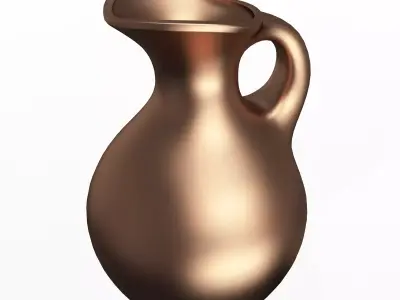 Antique Vase Low-poly 3D model