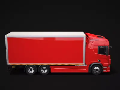 Generic Box Truck 3D model