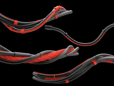 Subd Cables and Wires vol 1 3D model