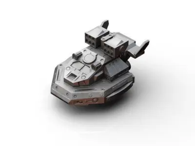 Spaceship- Tormentor Hovertank  3D print model