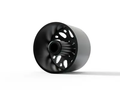 FRONT SPECIALITY FORGED D034 WHEEL 3D MODEL 3D model