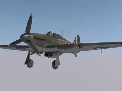 Hawker Hurricane MkI 3D model