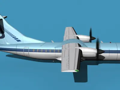 ATR-42-320 Universal Air Charter 3D model