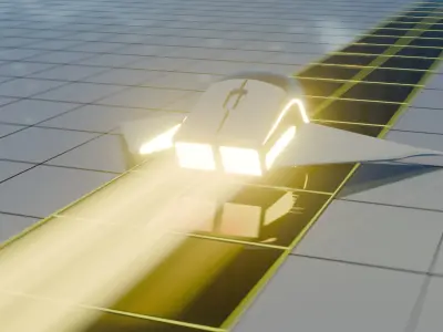 mouse jet Free 3D model