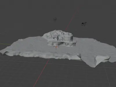 3D Model  Abandoned Truck with Water Tank on Flatbed 3D print model