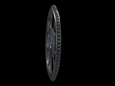 gearwheel0002 gear wheel Low-poly 3D model