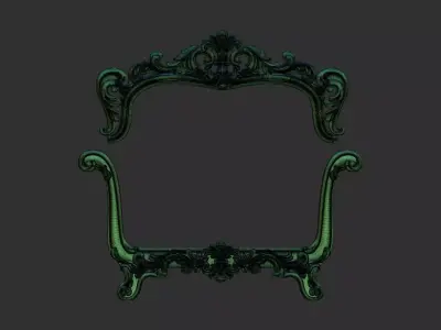 Carving Sofa Design 3D model