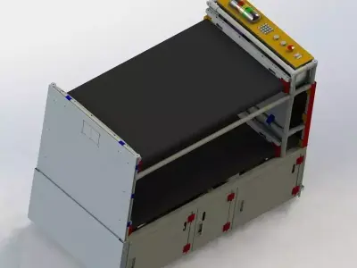 AGV carrying  car 3D model