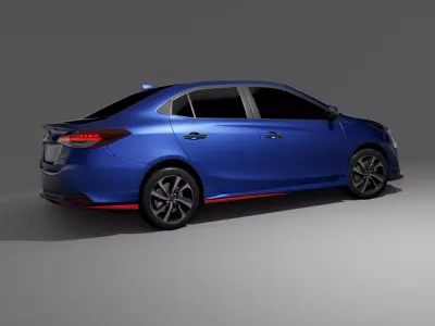 Toyota Vios XP150 2019 3D model