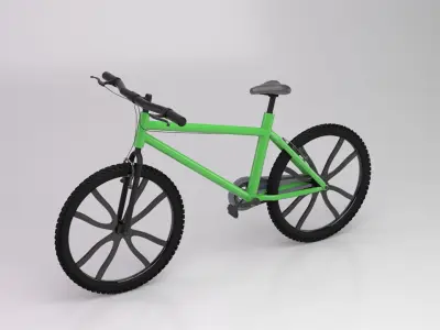 bicycle 3D model mountain bike 3D model