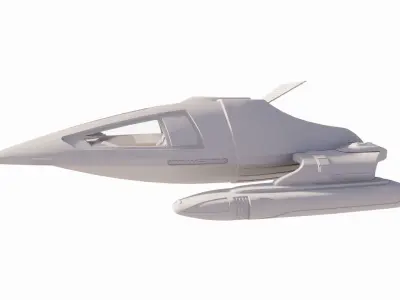 Spaceship-spacecraft-46 3D model