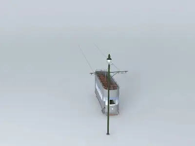 Double decker tram Free 3D model purchase