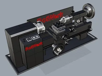 My Lathe  3D model
