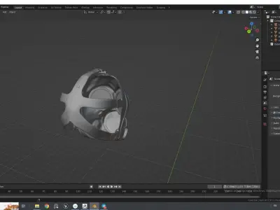 Gasmask gas mask 3D model