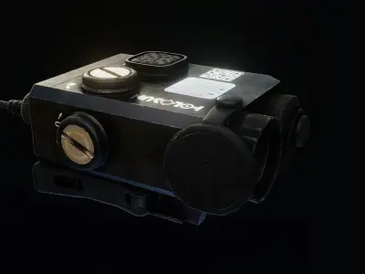 Holosun LS321G Dual Laser Sight Low-poly 3D model