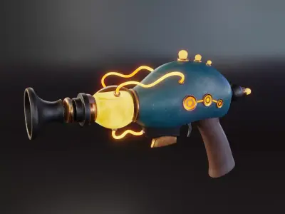 Sci-Fi Pistol 3D model