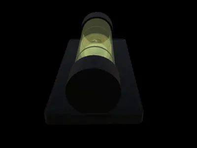 Stylised Spirit level Low-poly 3D model
