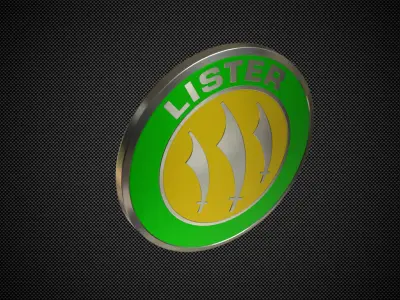 lister logo 3D model