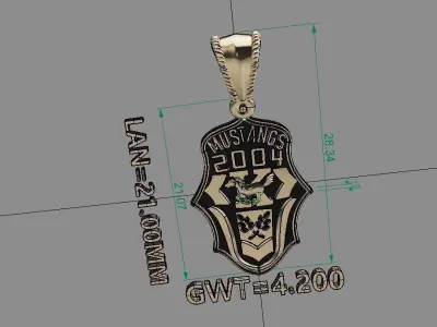 FASHION PENDANT 3D model