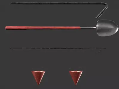 Fire Shield Set 3D model