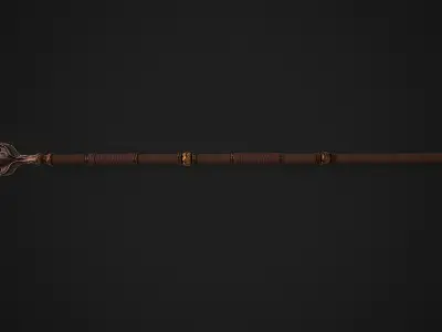 Certus Hastae - Inquisitor Spear Low-poly 3D model