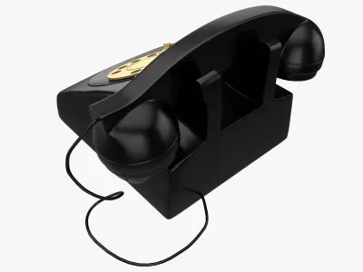 Antique Retro Phone 3D model