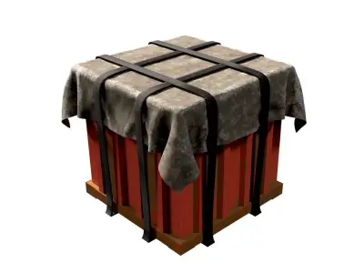Big Air Drop Low-poly 3D model
