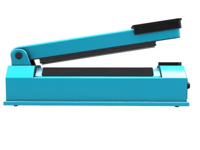 Plastic Bag Sealer Low Poly Low-poly 3D model