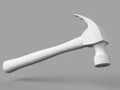 Game Ready Hammer Low-poly 3D model