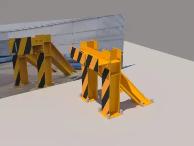 rail stopper 3D model