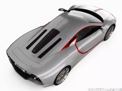 2021 Italian Supercar 3D model