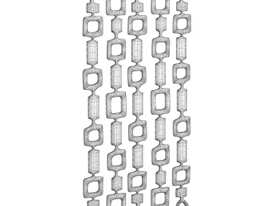 Wall Art grid 3D model