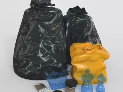 Garbage Bag 3D model
