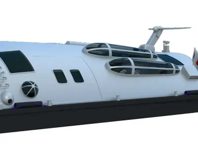 Water Bus Himiko 3D model