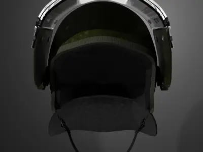 Combat helmet Zsh-1-2 Low-poly 3D model