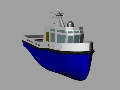 Agencies boat 3D model