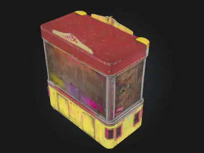 Claw Machine Nostalgia  Retro Arcade Charm in 3D 3D model
