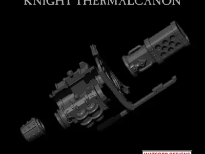 Knight Thermal Cannon 3D print model