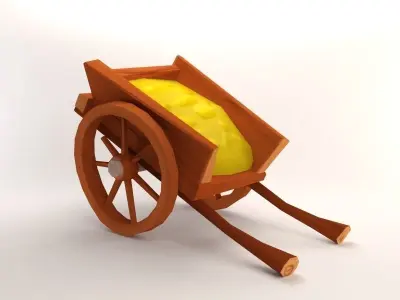 Cartoon Wild West Pack Low-poly 3D model
